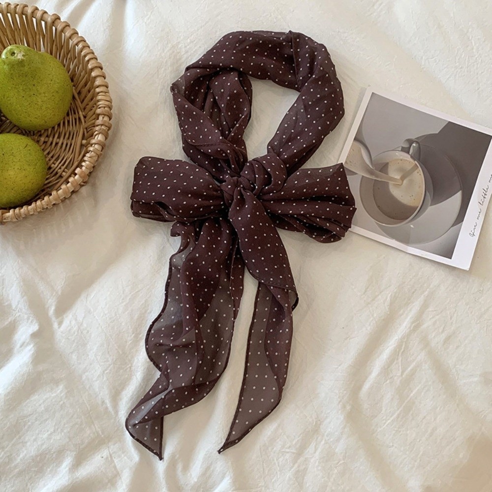 Headband Summer Knit - Pañuelo de moda con lunares, pañuelo