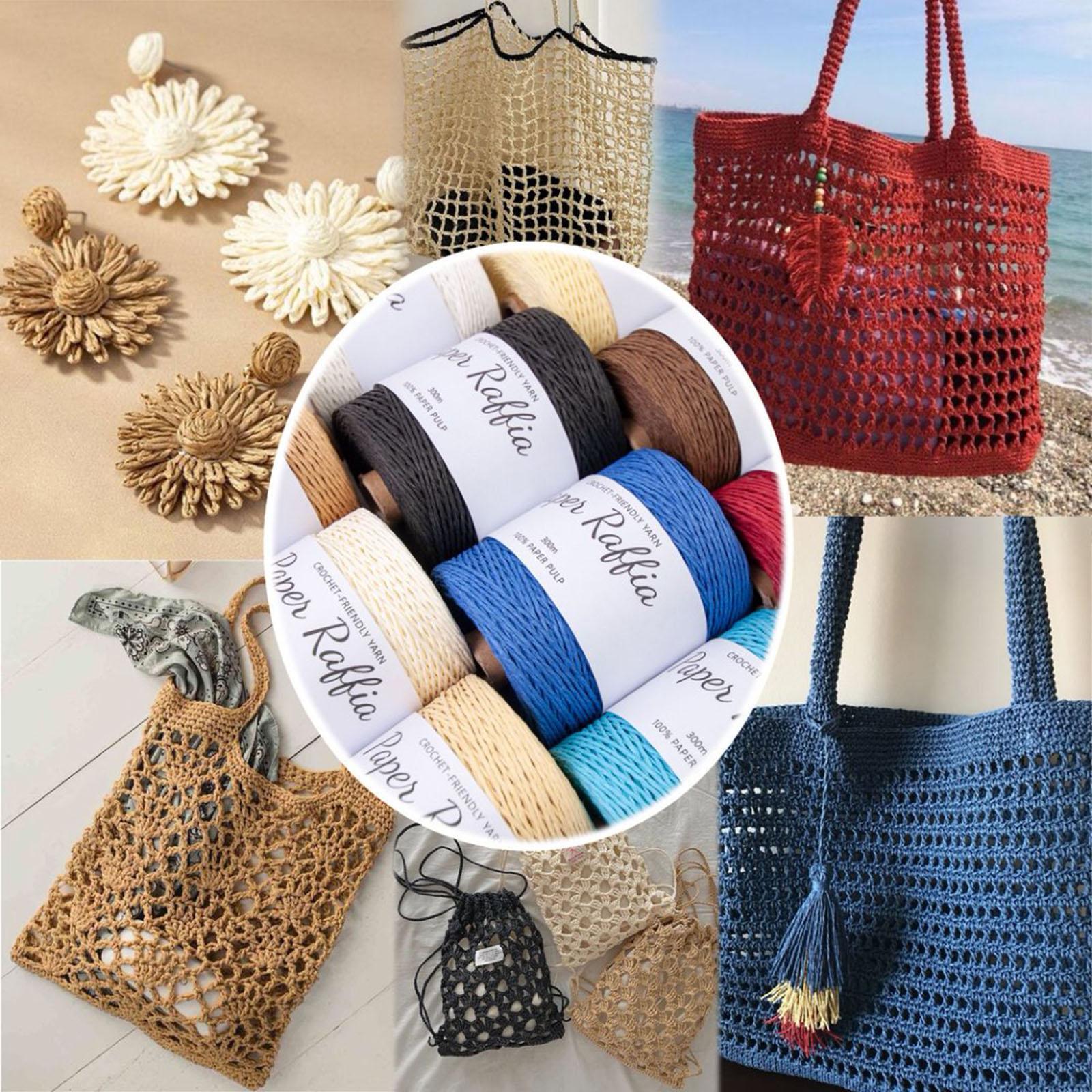 Cordel de Rafia de Algodón, 32 - Crochet Bag Raffia reseña y precio