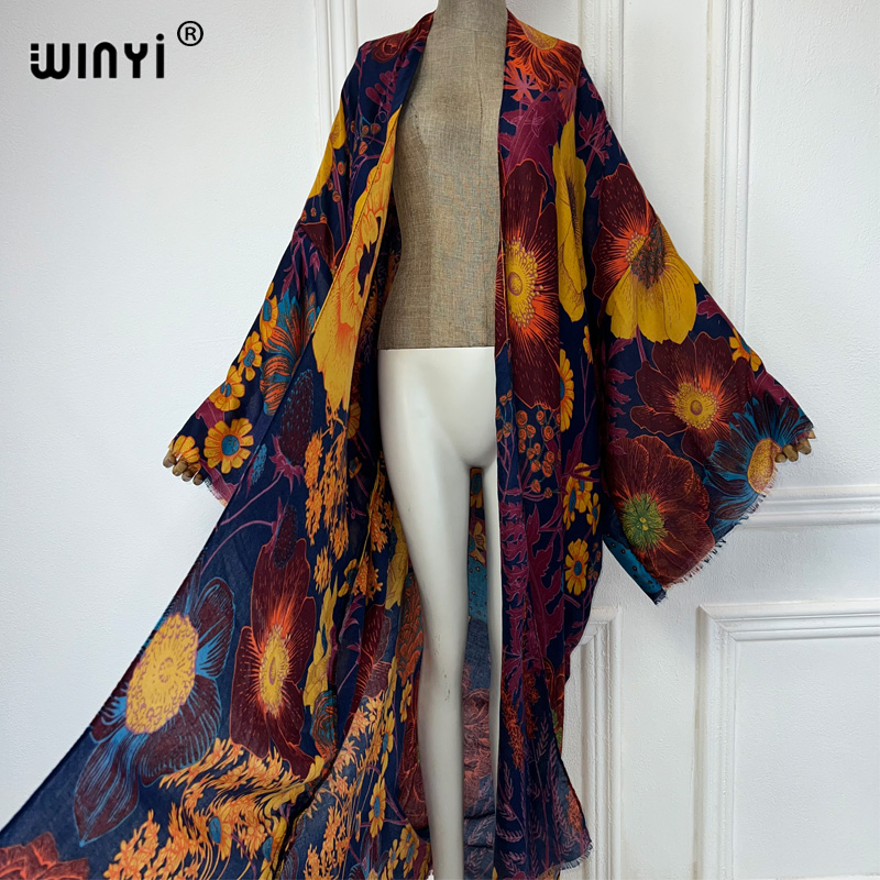 WINYI África Moda Verano Kimon - Cover Up Kaftan reseña y precio