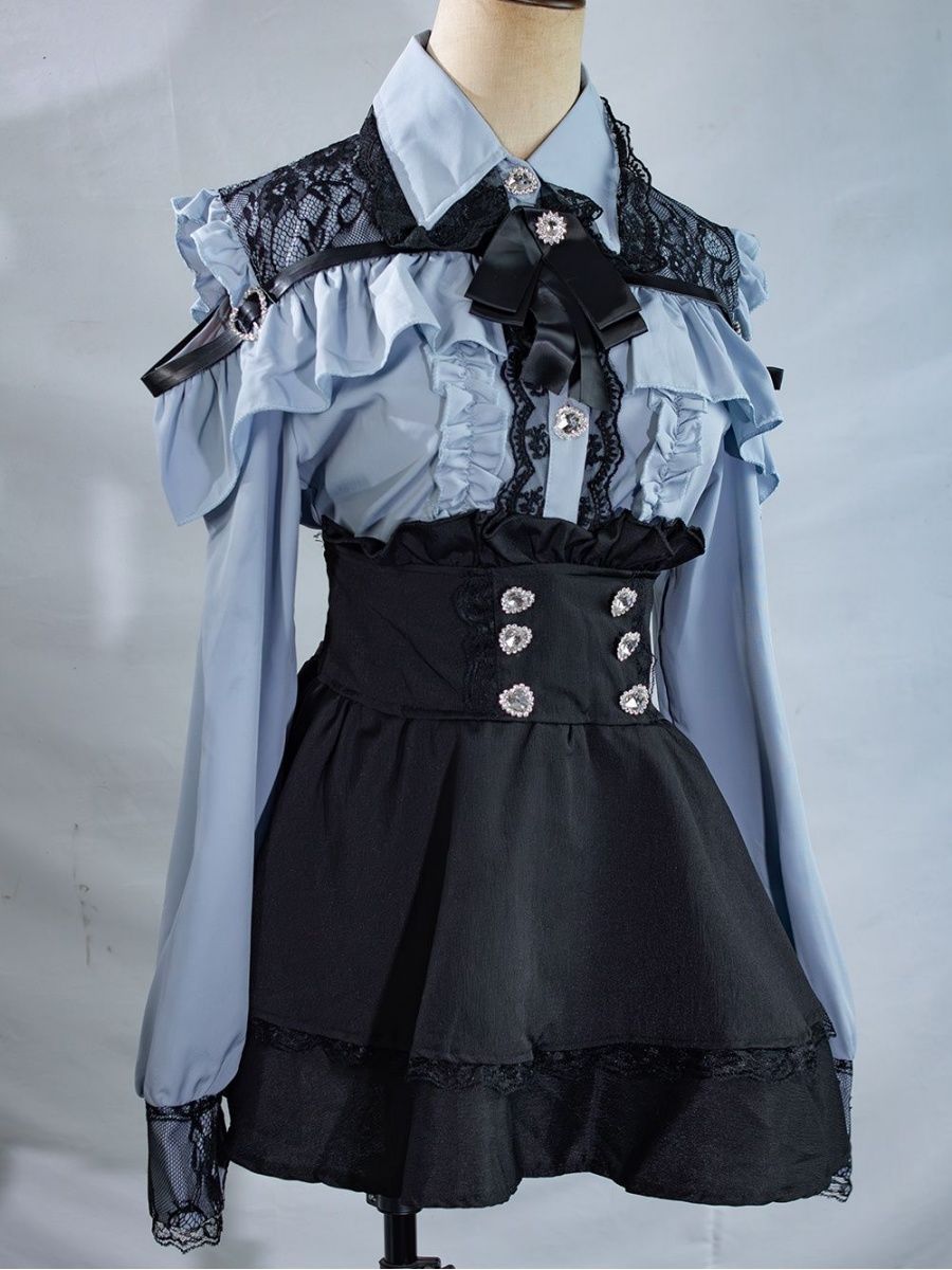 Conjunto de 2 piezas de unifor - Blouse Off Shoulder reseña y precio