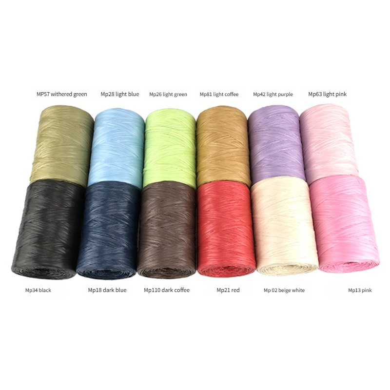 100 g/unidad hilo de papel de  - Crochet Bag Raffia reseña y precio
