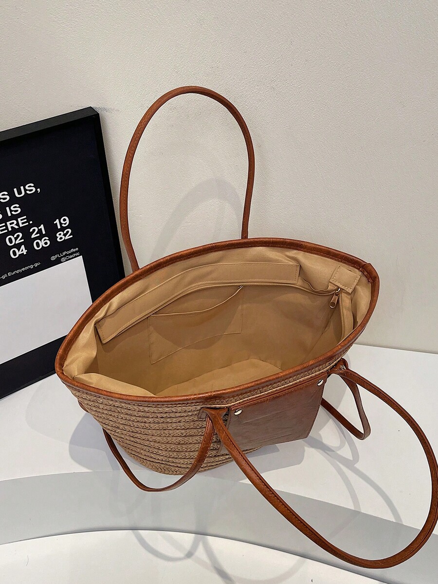 Bolso Tote Tejido de Gran Capa - Tote Bag Beach reseña y precio