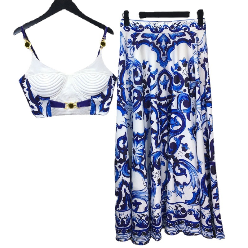 Conjunto de 2 piezas de porcel - Romper Floral Print reseña y precio