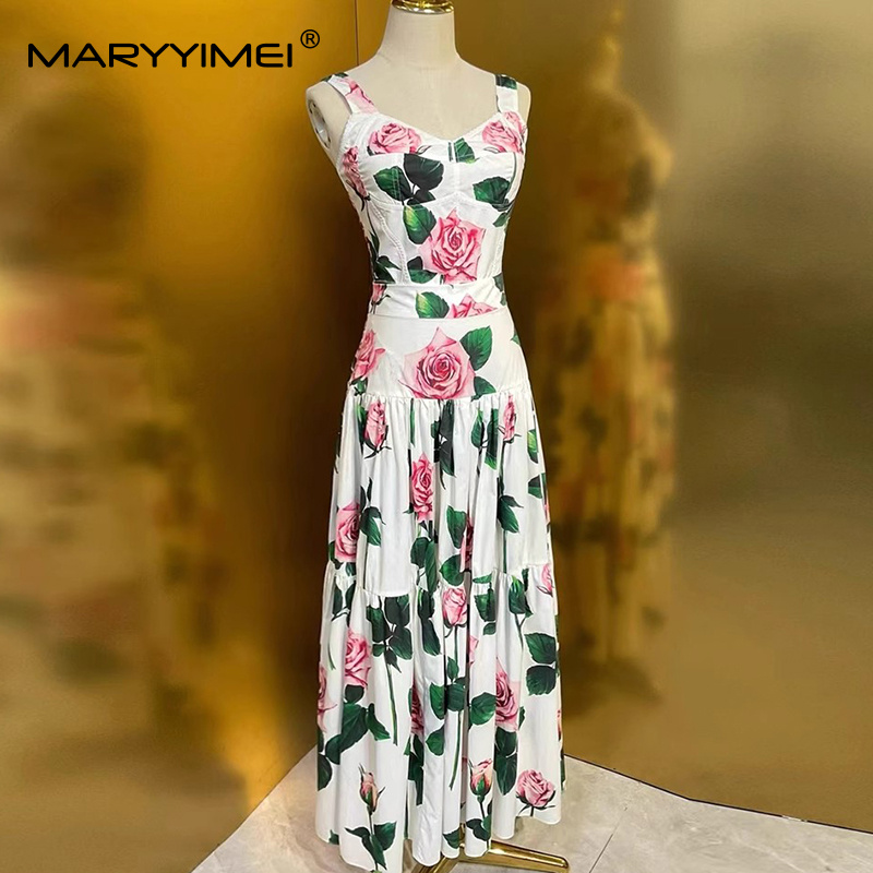 MARYYIMEI Traje de moda con es - Romper Floral Print reseña y precio