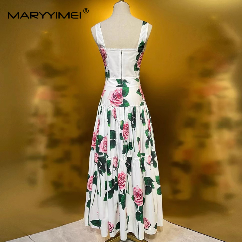 MARYYIMEI Traje de moda con es - Romper Floral Print reseña y precio
